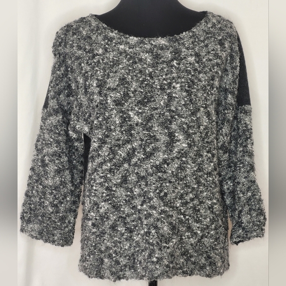 Eileen Fisher The Fisher Project Mixed-Media Sweater - S - Picture 2 of 11